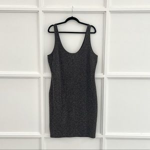 Fitted black dress w/ multi color sparkles